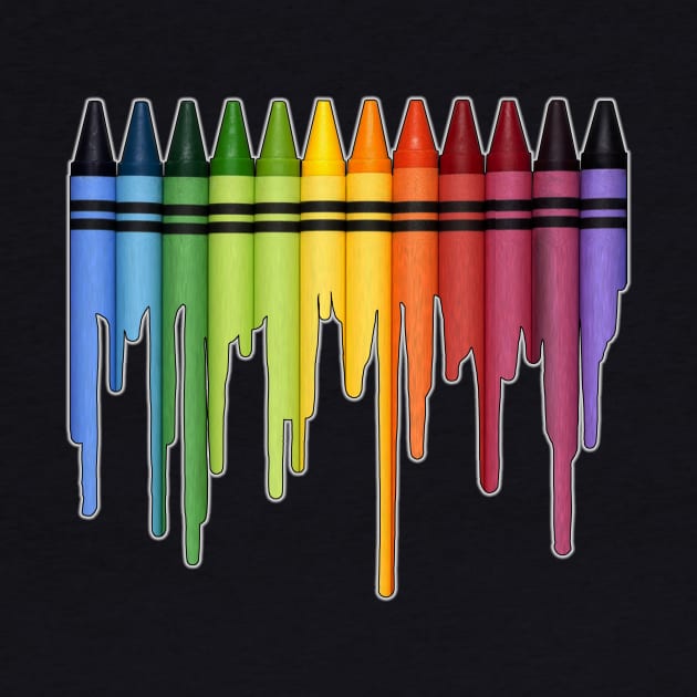 Melting Crayons by Aine Creative Designs